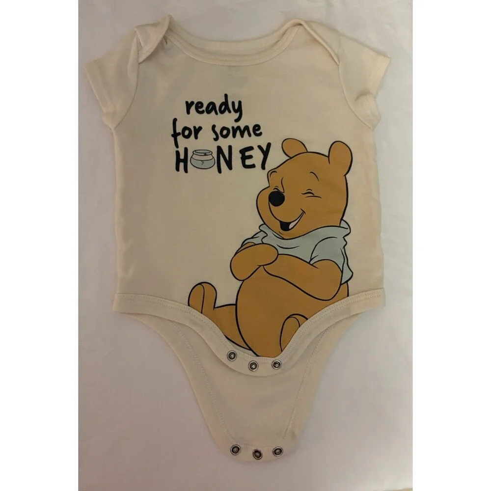 Disney Baby Clothing Bundle 6 Pieces, (1) Set 3/6 mths Pjs & 4 Pieces 6-9 Mths